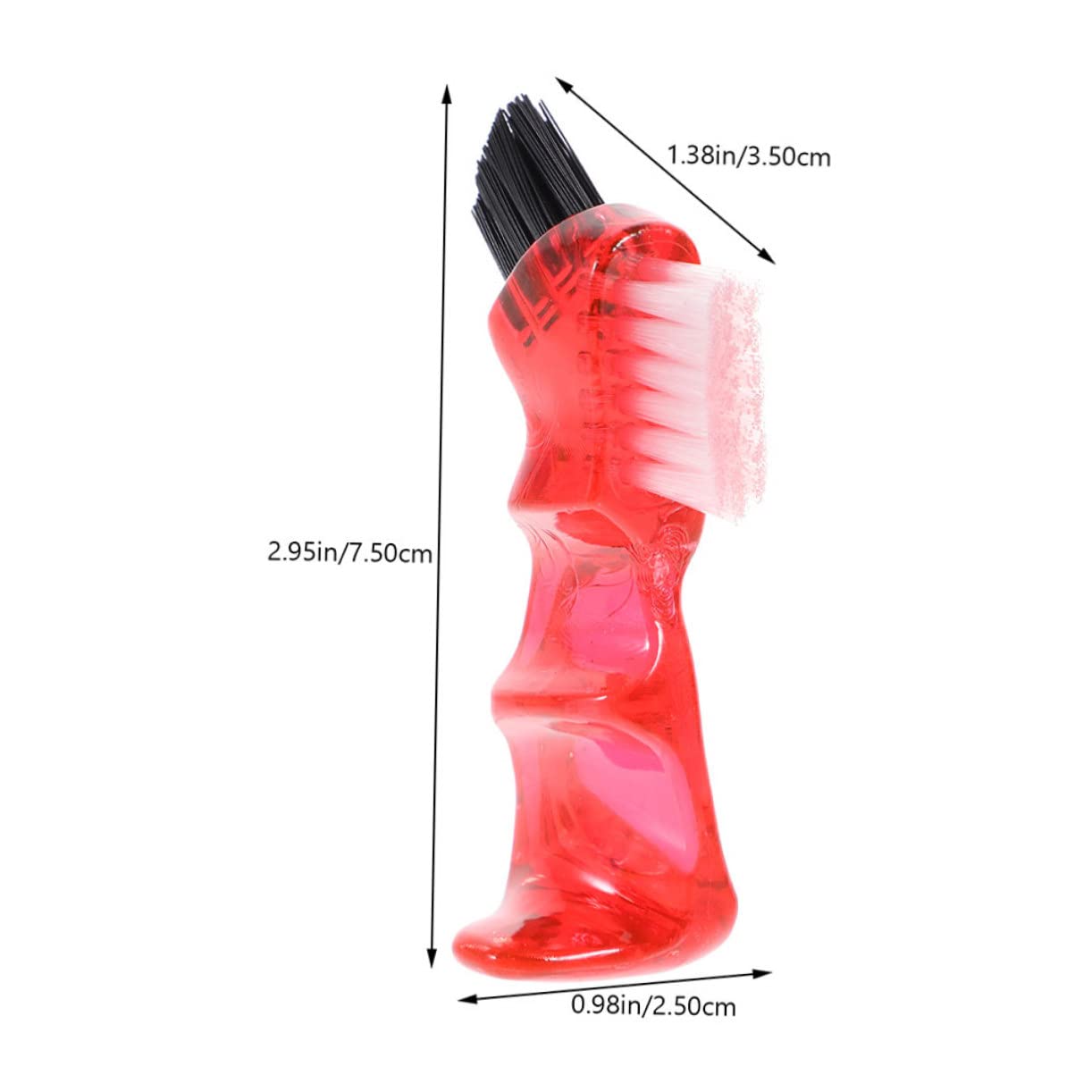 Spazzolino Per Protesi Dentaria Mini Bifacciale 3 Pezzi Colorati Portatile Per Igiene Orale Familiare e Pulizia Quotidiana