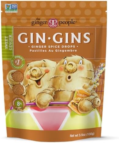 The Ginger People Gin Gins Ginger Spice Drops, 3.5 Ounce