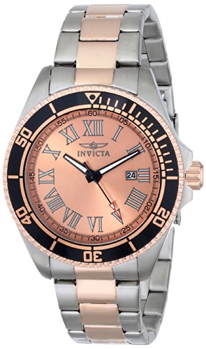 Invicta Men's INVICTA-15001 Pro Diver Two-Tone Rose Gold-Plated Stainless Steel Watch