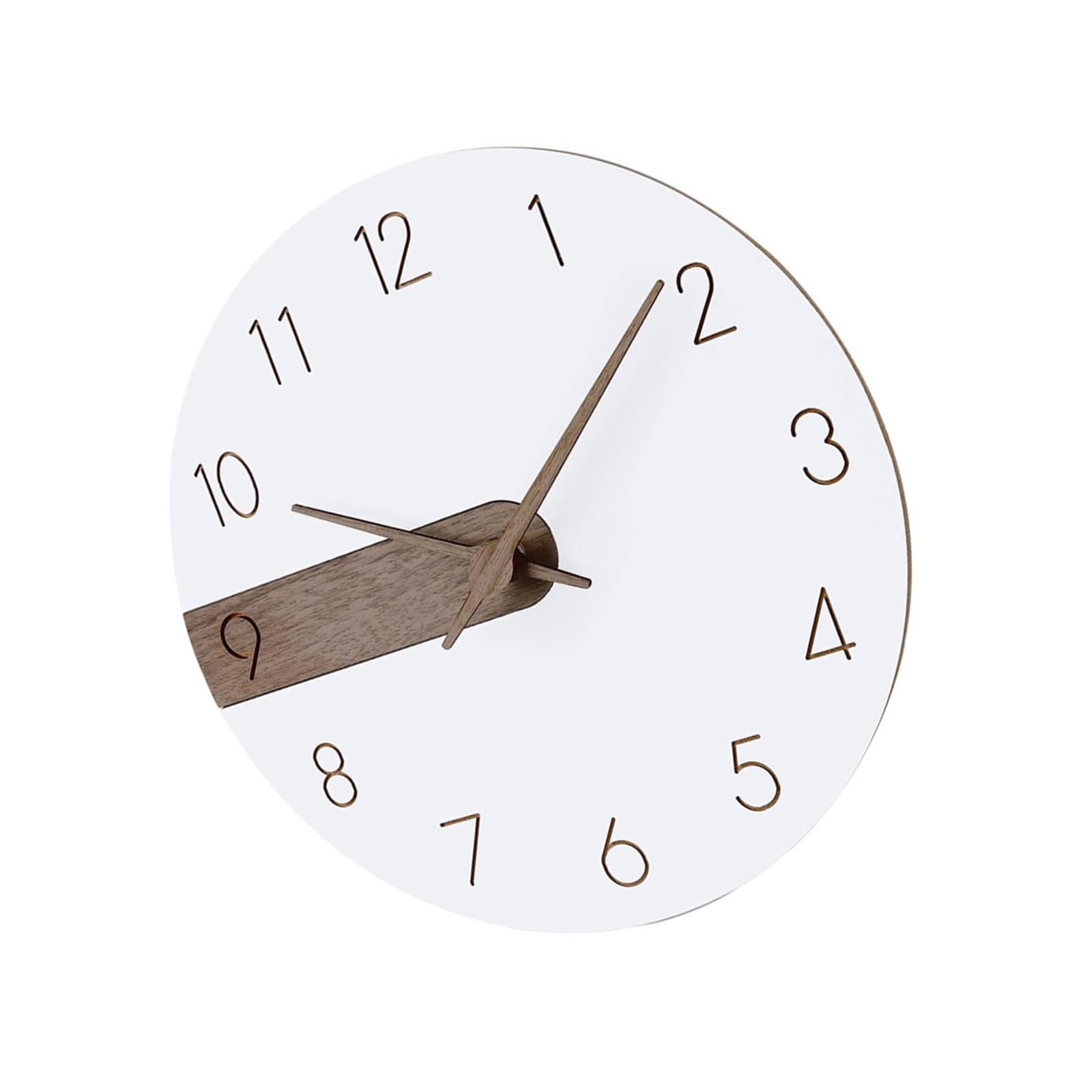 JSGHGDF Decorative Wall Clock, Silents Battery Operated Wall Clock Silents None Ticking Clocks Sweeps Movement Easy to Read Battery Operated Clocks