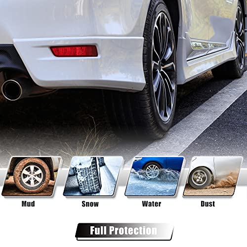 Image of ACROPIX Front Rear Splash Guard Mud Guards Mudflaps Fender Liner Shield Protection Set Fit for Toyota 4Runner with Clips Retainer - Pack of 4 Black