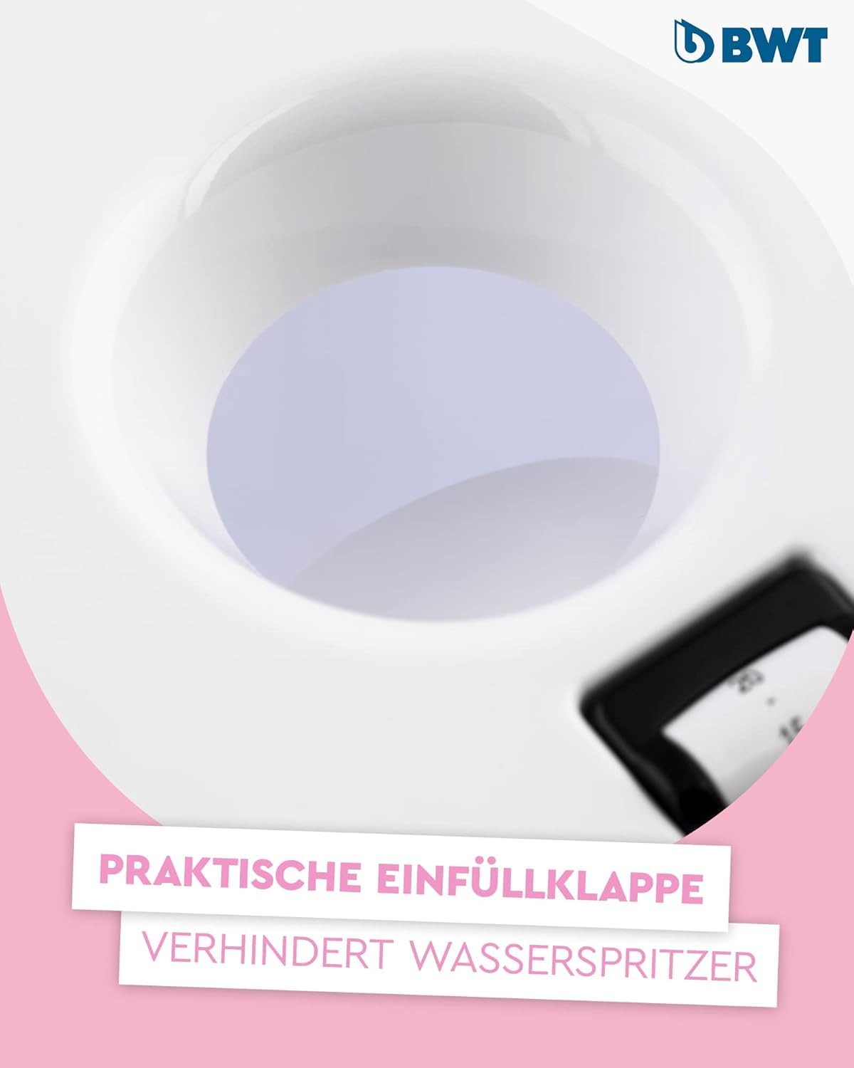 BWT Set di protezione anticalcare per doccia Quick & Clean + filtro acqua da tavolo Vida con magnesio | anticalcare per bagno e cucina | include 1 cartuccia filtro | filtro doccia contro il calcare