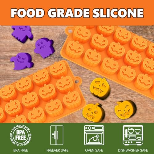Pumpkin Silicone Moulds, Pumpkin Cake Molds Thanksgiving Halloween Thanksgiving Fall Autumn Baking Wax Melts Soap Making - Image 7