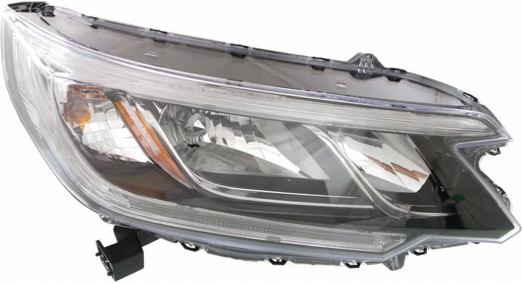 CarLights360: For 2015 2016 Honda CR-V Head Light Assembly Driver Side w/Bulbs Black Housing CAPA Certified For HO2502161