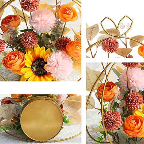 Paper Spiritz Artificial Flowers For Centerpieces Floral Centerpieces For Sweetheart Table, Head Table, Ceremony Reception Silk Flowers For Home Decor Indoor Outdoor #TOP2