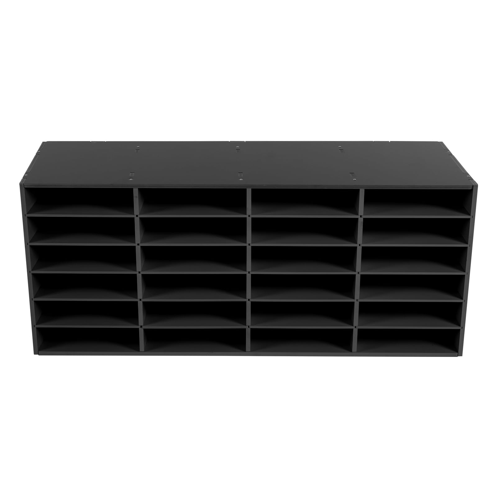24 scomparti, organizer da scrivania, mensole per ufficio, 100 x 30 x 42 cm