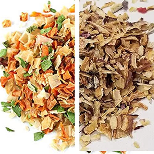 Dehydrated Vegetable Flakes 1 Lb + Dried Shallots 1 Pound #TOP19