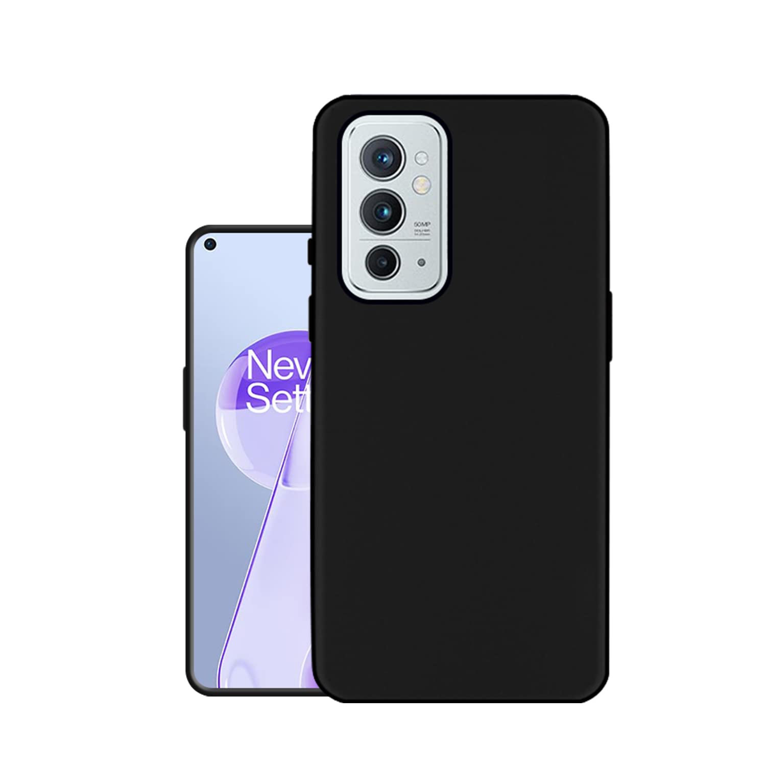 HELLO ZONE Exclusive Matte Finish Soft Back Case Cover for OnePlus 9RT 5G - Black (B09R4GP7N3) Amazon Price History, Amazon Price Tracker