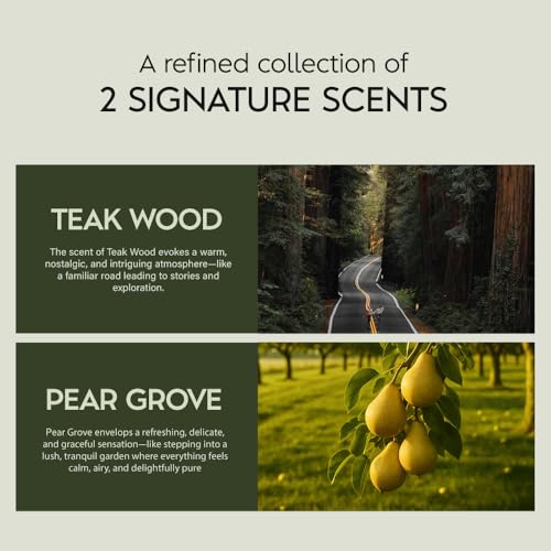 Image of Hanging Car Air Freshener 2 Pack 8ML - Light Sandalwood Fragrance - Car Diffuser - Helps Reduce Odors - Car Interior Accessory