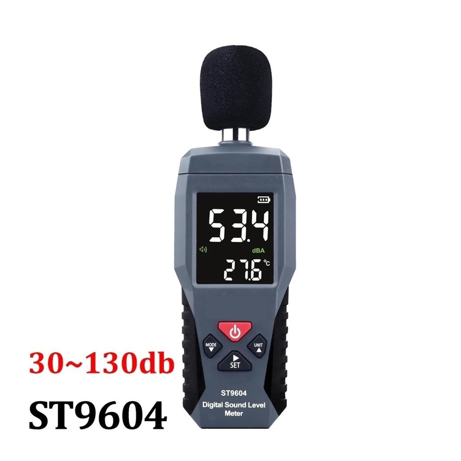 Cyfrowy Miernik Poziomu Hałasu W Zakresie 30-130dB ST9604