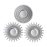 TagIo Silberne für die Wand Pack Von 3 - Wand für die Raum Dekoration & Haus für die Wand Dekoration Dekorative