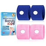 Reisekrankheitsbänder für Kinder gegen Autokrankheit, Anti-Übelkeit Armbänder (rosa und blau)