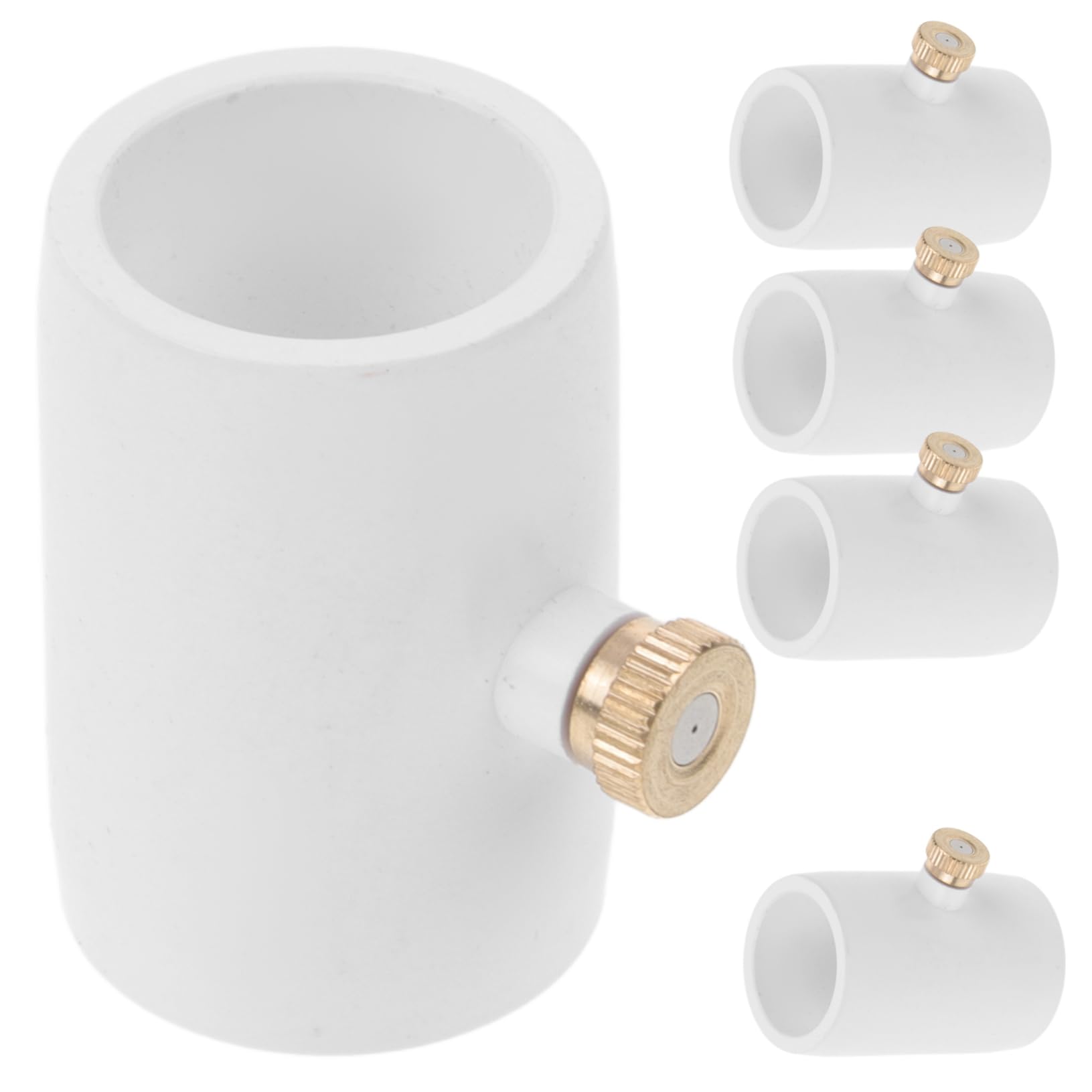 ifundom 10pezzi Connettore PVC Ugello Nebulizzatore per Raffreddamento e Irrigazione Facile Installazione e Resistente