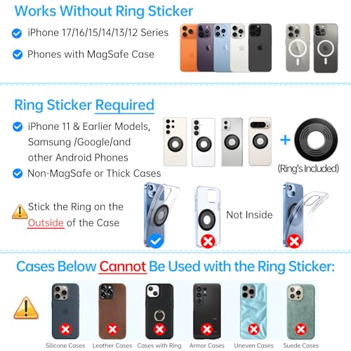 Coolpow F7 Magnetic Vacuum Suction Car Mount — view 9