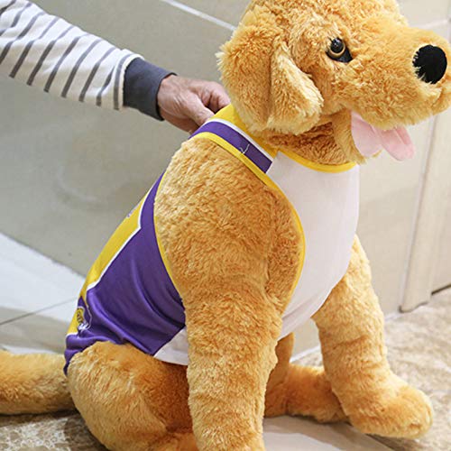 Image of Pet Sport Clothes Dog Jersey Small Shirt Apparel Cute Outfit for Dogs, Cats, Puppies, Kittens Durable Sports Pet Tee, XS