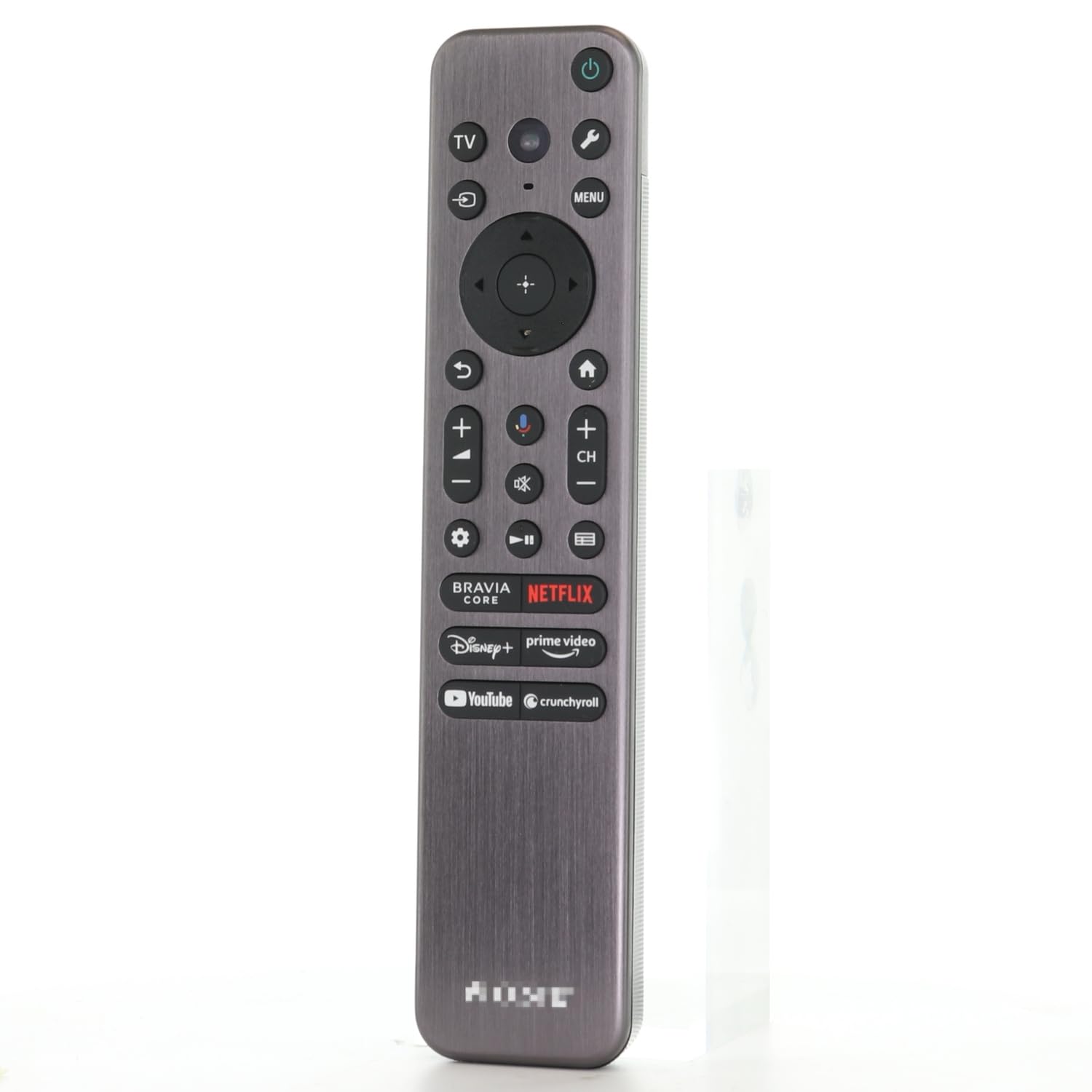 Dan's Originals RMF-TX910U pilot zdalnego sterowania z podświetlanymi klawiszami, głosem, metalowa obudowa premium, kompatybilna z telewizorami Sony (2023 i 2024) – RMFTX910U