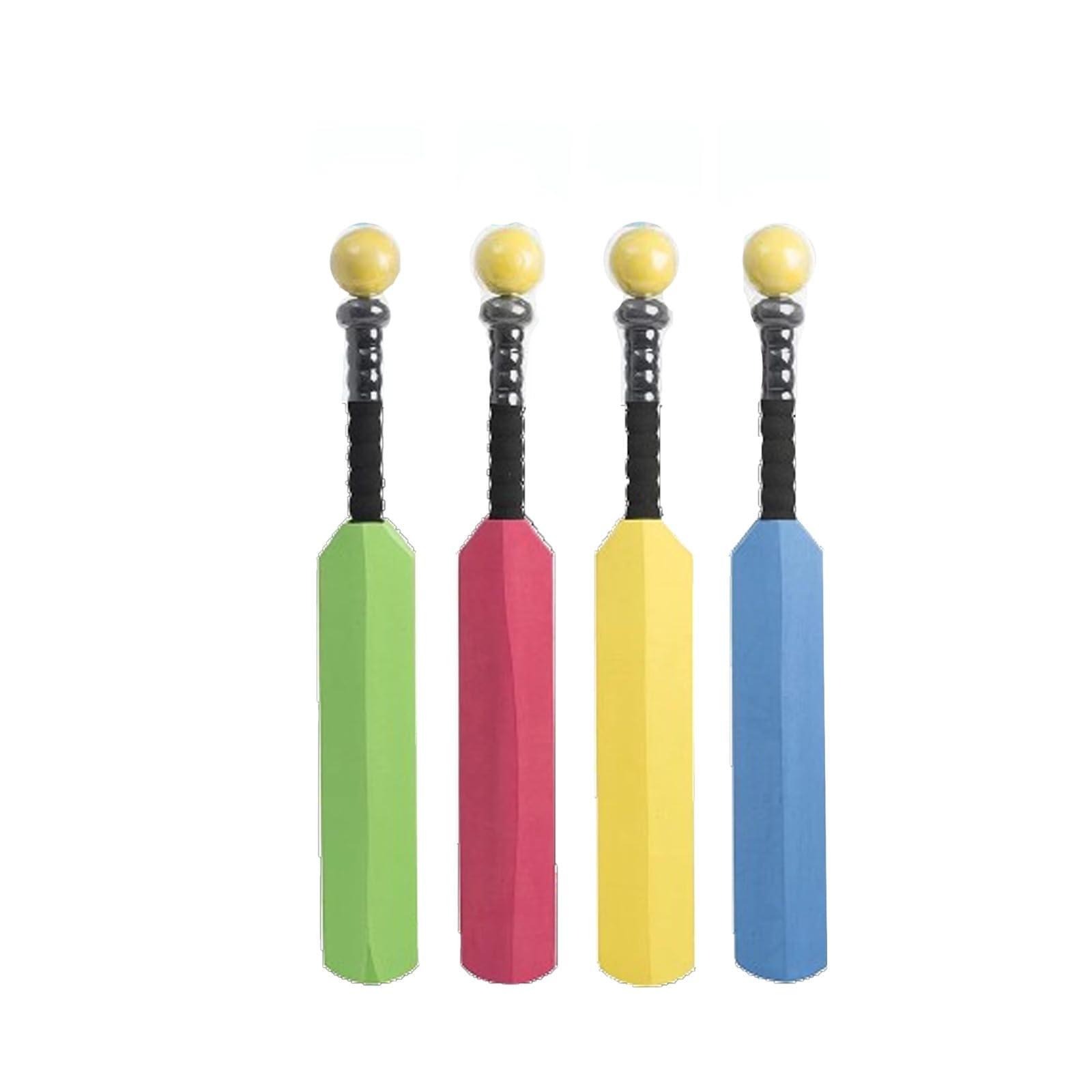 YSAMAX Foam Cricket Set For Kids, Promotes Hand-Eye Coordination, Soft, Comfortable, Durable, Secure Hold, For Birthdays Or Holidays, Random Colour