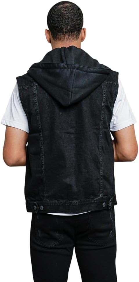 VICTORIOUS Rocker Denim Jean Vest Jacket - Image 3