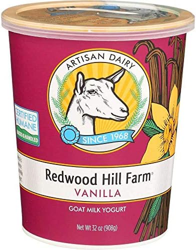 Redwood Hill Farm Vanilla Goat Milk Yogurt, 32 Ounce -- 6 per case.