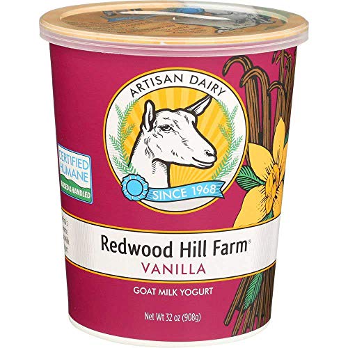 Redwood Hill Farm Vanilla Goat Milk Yogurt, 32 Ounce -- 6 per case.