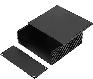Aluminium Box Instruments Cool Box Project Circuit Board Instrument Power Distribution Box Heat Management 110x40x100mm Electronic Component Housing