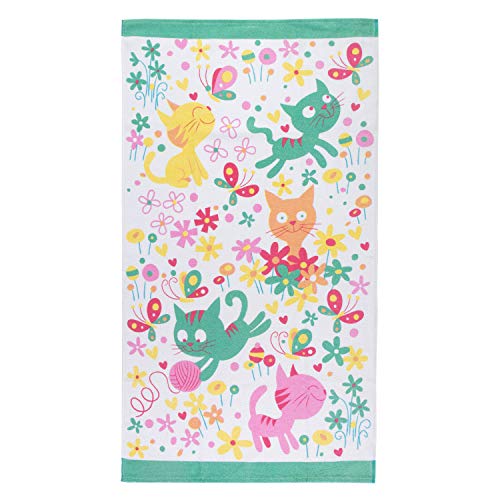 Toalha de Banho Infantil Candy Teka Multicolorido Algodão