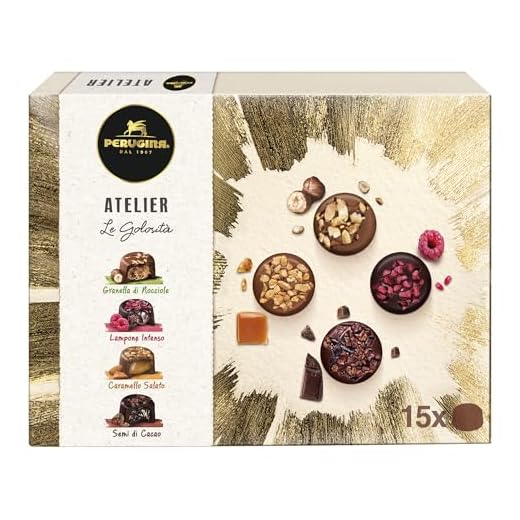 PERUGINA Atelier le Golosità Cioccolatini Assortiti, Scatola Regalo 186g