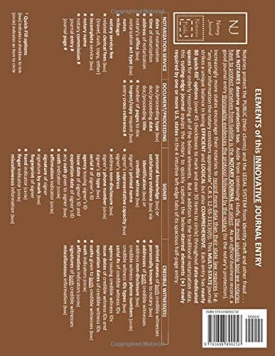 NOTARY JOURNAL FOR NEW MEXICO: A Notary Public's Comprehensive Quick-Fill 100-Entry Log Book / Register of Official Notarial Acts & Records