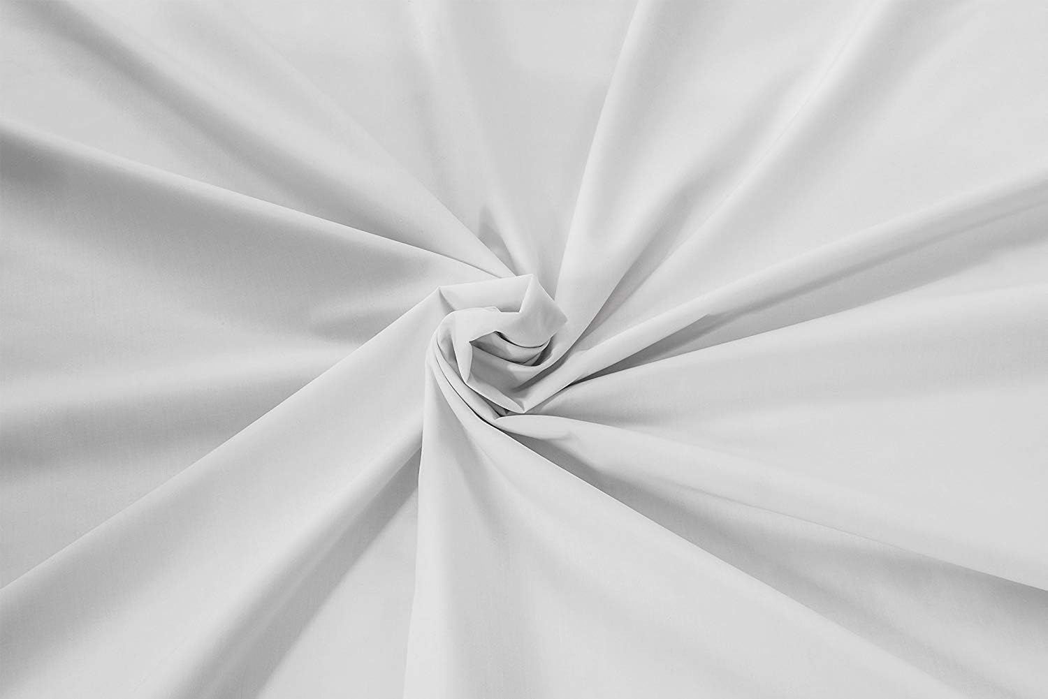 ARlinen Flat Hospital Bed Sheets-Pack of 2 (Three Quarter, White) Soft and Comfortable 100% Cotton 400 Thread-Count (76 X 96) Inch Flat Sheets.