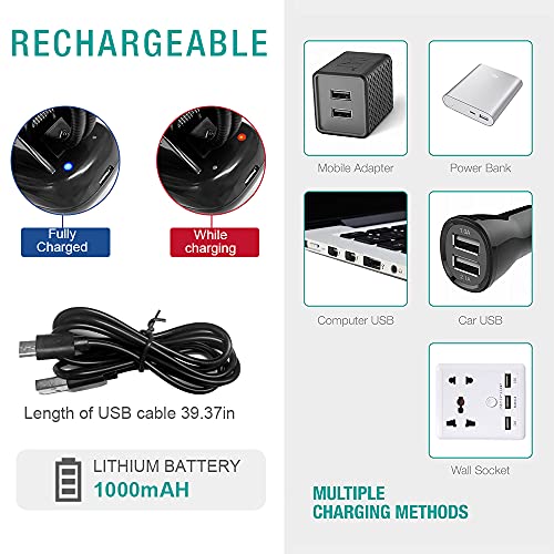 Vekkia Dual Heads Rechargeable Book Light For Reading At Night In Bed, Warm Reading Light With Clamp, 180° Adjustable Mini Clip On Light, Lightweight Eye Care Book Light Perfect For Readers #TOP5