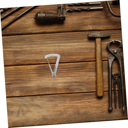 Calibrador de precisión Healifty para medición de diámetro interno y espesor, herramienta de acero inoxidable para joyería y piedras preciosas miniatura 6