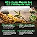 Hygger zoo 3-Pack UVB Reptile Light 10.0 Bulb 15W T8 Fluorescent Desert Lamp UVA for Bearded Dragon Tortoise Reptile & Amphibian