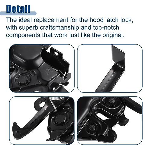 ACROPIX Car Hood Latch Lock Hood Latch Assembly for Toyota Camry 2003-2006 No.53510AA080 - Pack of 1 Black by ACROPIX - Image 5