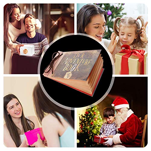 Scrapbook Photo Album 80 Page Our Adventure Book Movie Up Travel Journal Scrapbook Diy Family Anniversary Wedding Love Memory Photo Book #TOP4