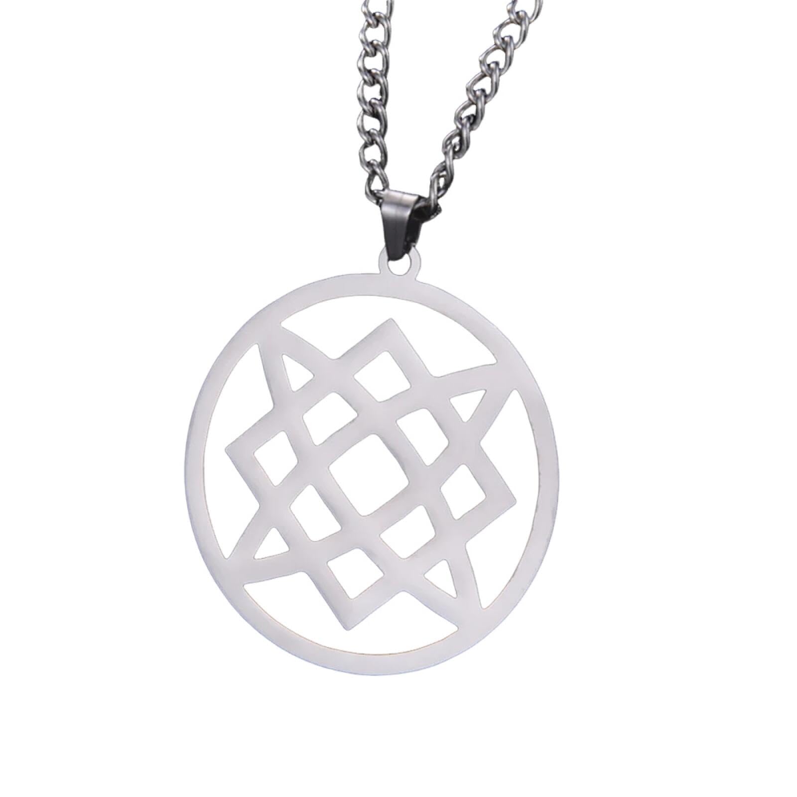 Collier Svarog pour hommes pendentif viking en acier sculpté - 5