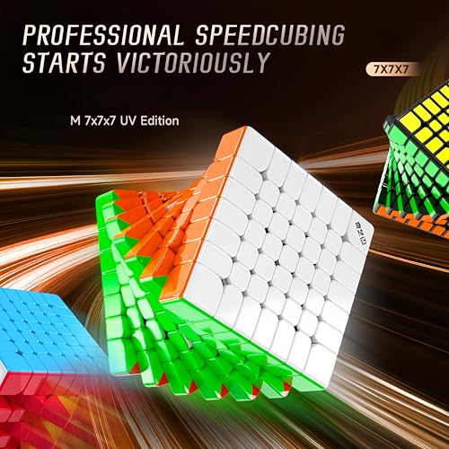 Speed Cube 7x7 UV Magnetic stickerless 62.5mm cube de compétition