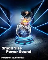 LENRUE Portable Bluetooth Speakers with Colorful Lights, Loud Sound, Small Bluetooth Speaker with Wireless Stereo Pairing, Mini Gifts for Kids, Teen, Girls, Boys, Women — image 2