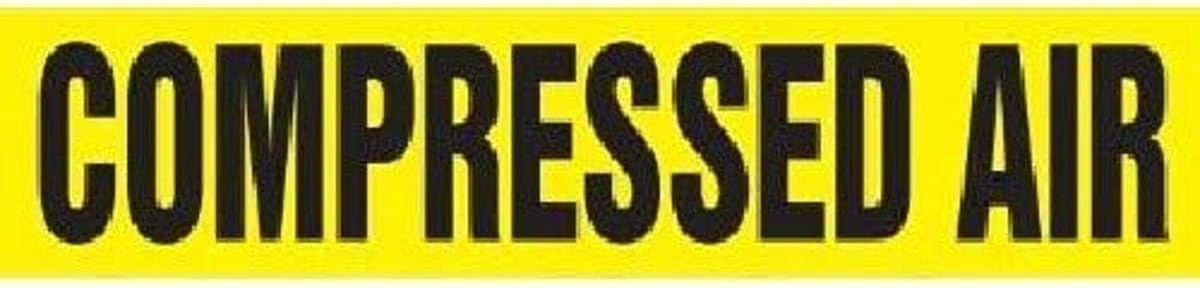 PM-35 Compressed Air Pipe Marker Tape, 3in and Up