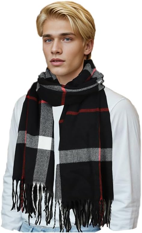 Sumato Scarf for Women Fall Winter Long Blanket Men Scarves Warm Soft