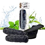 COMPLETAMENTE VEGANO: ¿Buscas hilo ecológico vegano? Nuestro hilo dental biodegradable está recubierto con cera de candelilla de grado alimenticio a base de plantas y sabor a menta a base de plantas, lo que lo convierte en la mejor alternativa vegana al hilo de seda, cera de abejas y otro hilo dental de plástico.