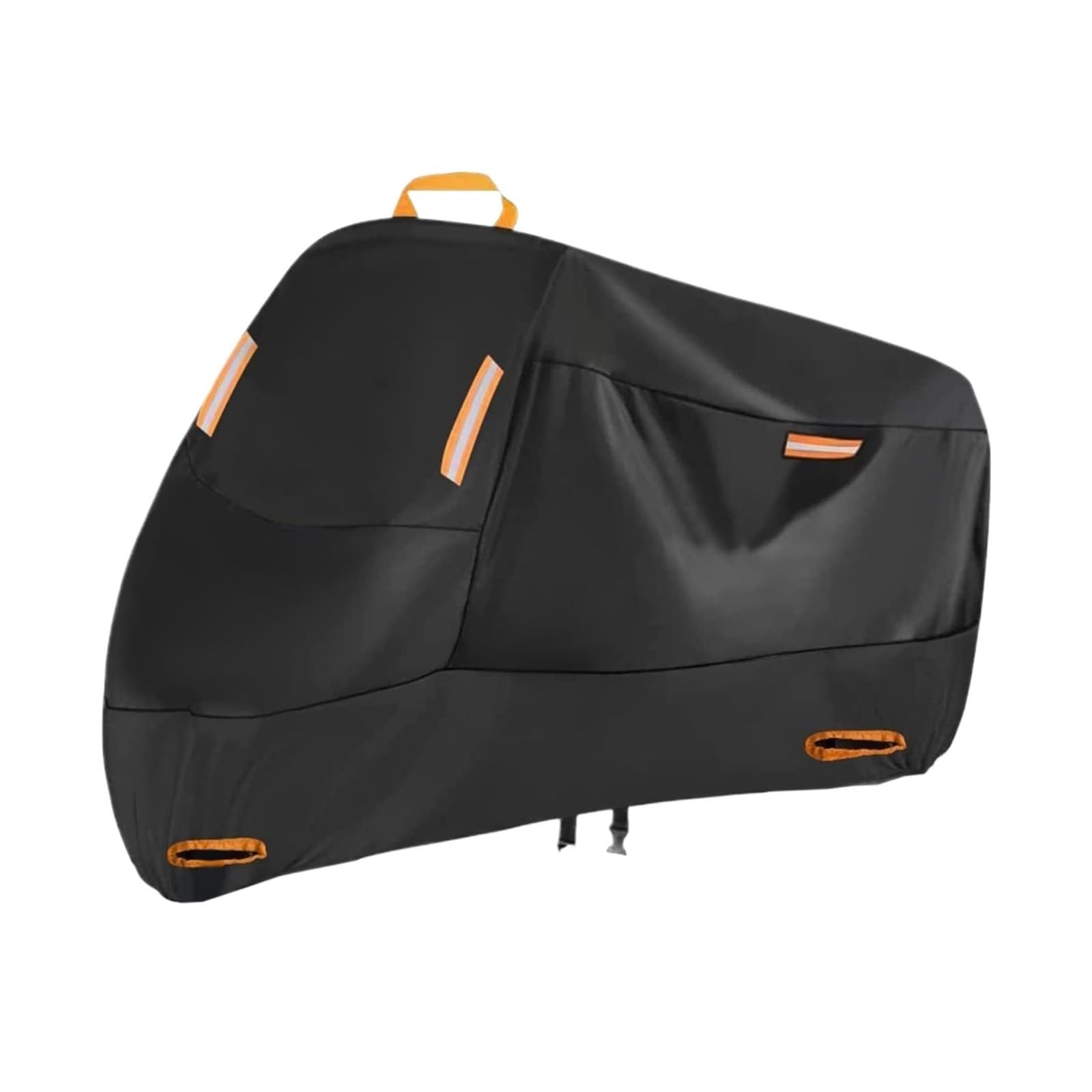 Cubierta Motocicleta Protectora Cubierta De Motocicleta con Tela Poliéster Seda 210D, Hebillas A Prueba Viento,Barrera contra La Llia para Exteriores, Accesorios para
