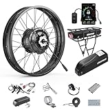 【Pendolarismo Amichevole & Salubre】Riduci i costi di trasporto e migliora la forma fisica con questo kit bici elettrica. Offre esercizio leggero riducendo l'uso di carburante, perfetto per gli spostamenti quotidiani. Ideale per pendolari o appassionati di ciclismo, questo kit ebike offre una soluzione ecologica ed economica