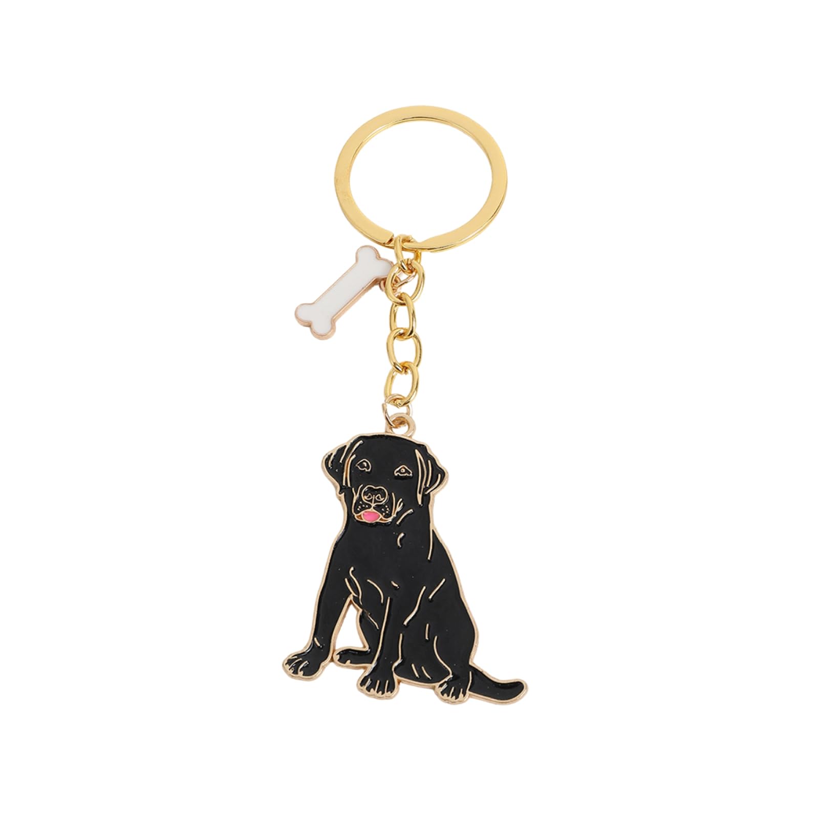BT Bear ID Tag, Metal Dog Keychain Keyring Keyfob Bag Charm