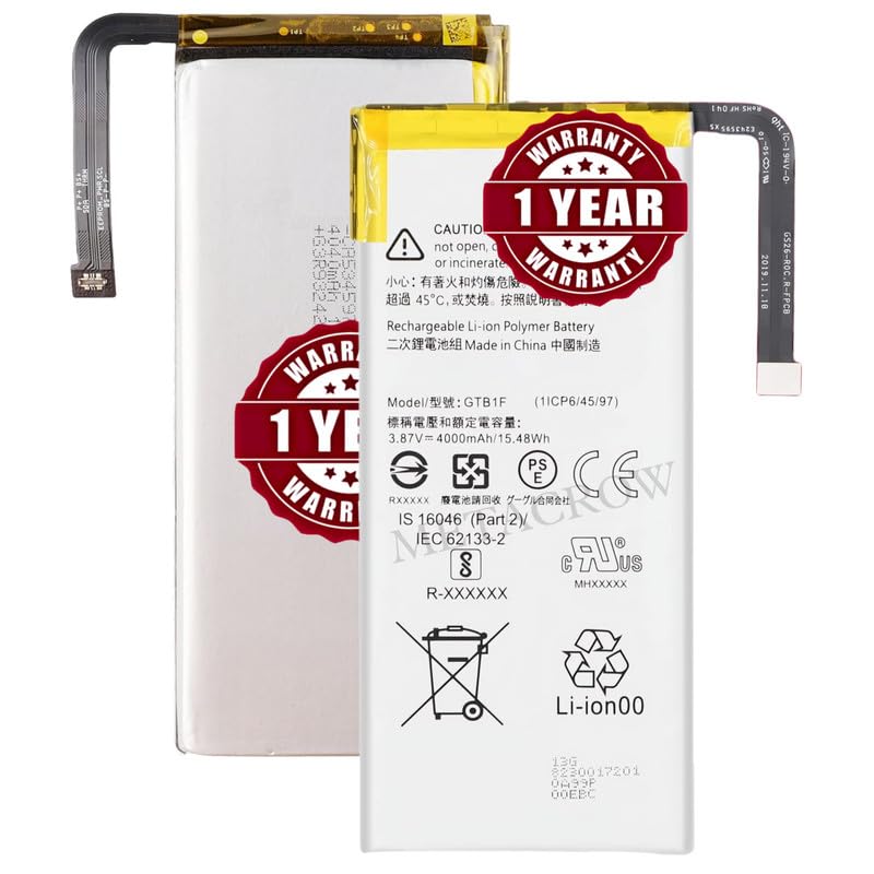 Image of Original GTB1F Battery Compatible for Google Pixel 5 - (4080mAh) - 1 Year Warranty JK1