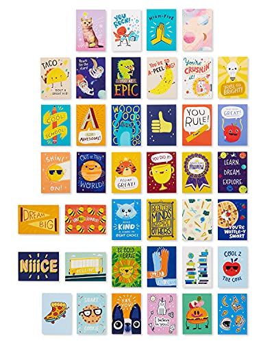 Mini notes pour école et enseignants, lot de 41 messages American Greetings pour la classe