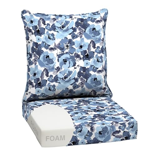 Arden Outdoor Foam Deep Seat Cushion Set, 24 in x...