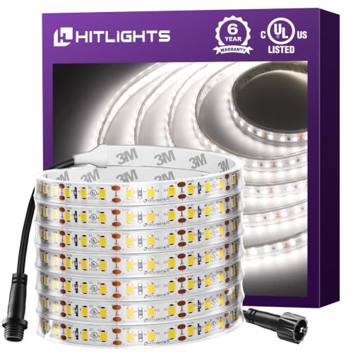 HitLights Outdoor LED Strip Lights Waterproof...
