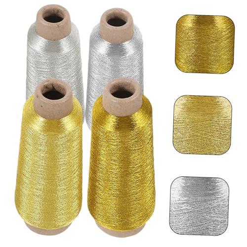 Hilos Metálicos para Bordado 4 Rollos ARTIBETTER miniatura 7