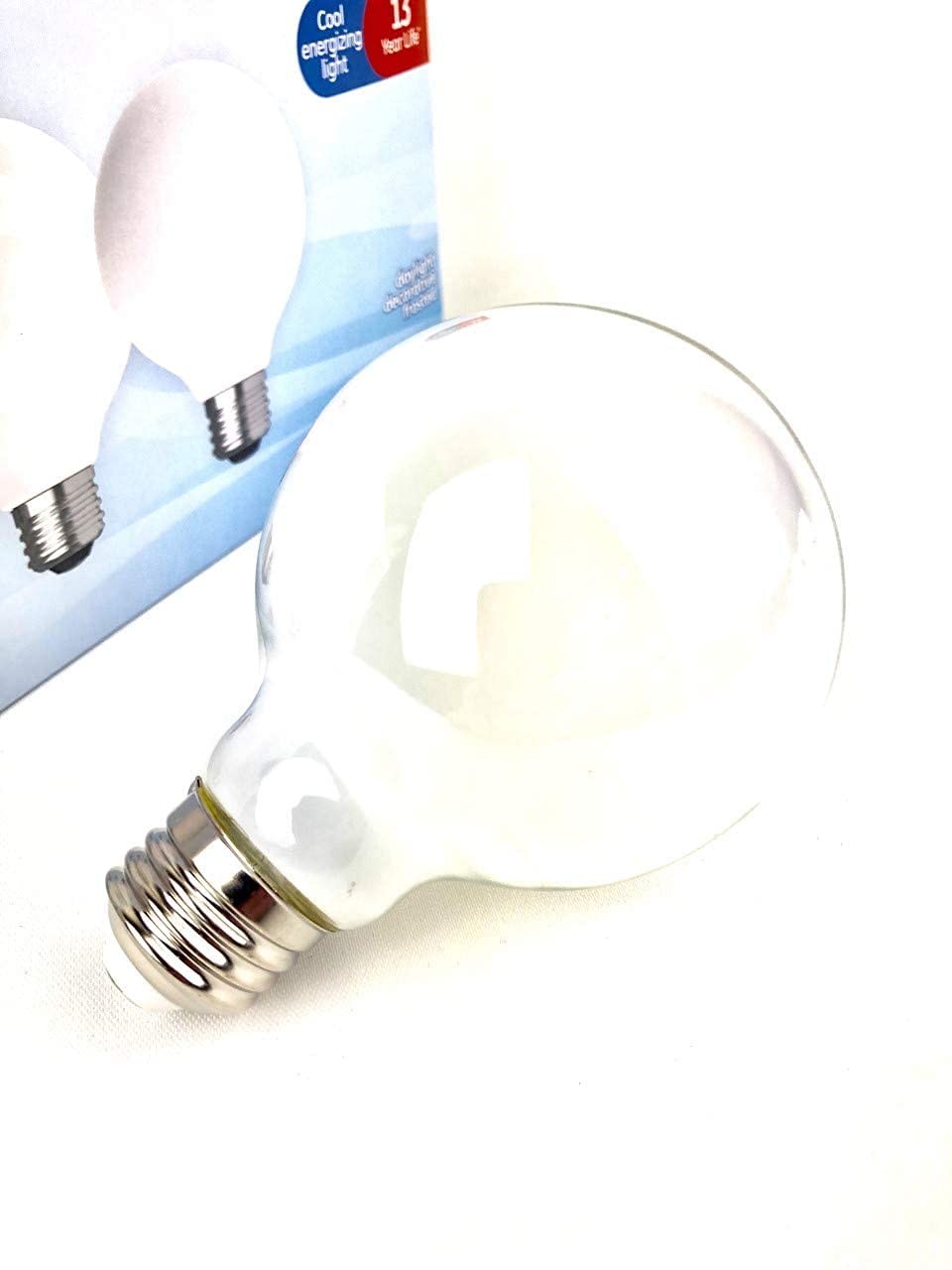 GE LED 60 Watt Equivalent ( Only uses 5.5 watts) G25 Daylight HD Light Decorative Globe Lighting