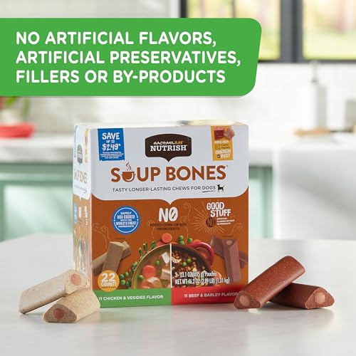 Nutrish 071190034267 Rachael Ray Soup Bones Long Lasting Dog Chews Variety Pack thumb #4